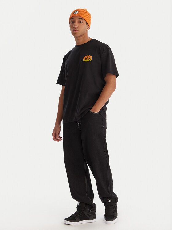 DC Shoes DC Shoes Tričko EDYZT04372 KVJ0 Čierna Relaxed Fit