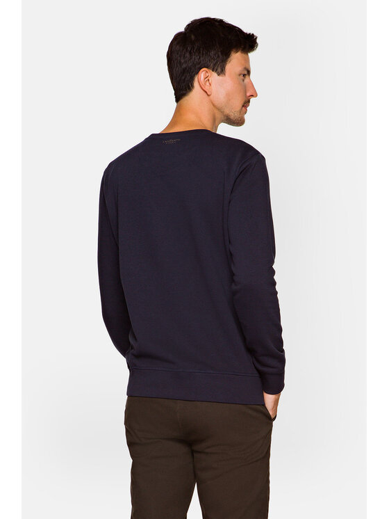 Lancerto Lancerto Bluza Bowen Granatowy Regular Fit