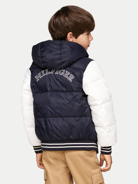 Tommy Hilfiger Tommy Hilfiger Pūkinė striukė KB0KB09465 M Tamsiai mėlyna Regular Fit
