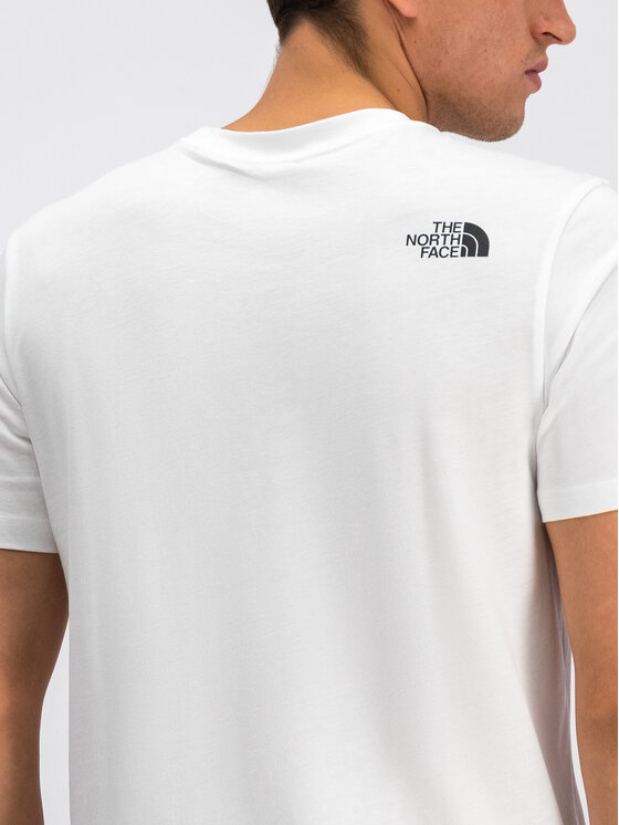 The North Face The North Face T-Shirt Easy NF0A2TX3 Biały Regular Fit
