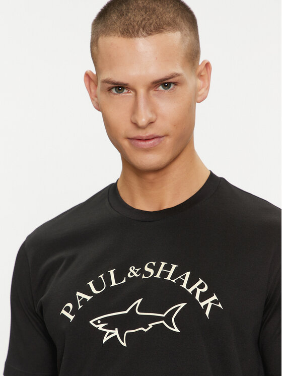 Paul&Shark Paul&Shark T-Shirt 24411032 Czarny Regular Fit