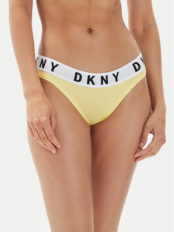 DKNY Klasické nohavičky DK4513 Žltá