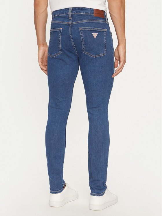 Guess Jeans Guess Jeans Jeansy M4YA0F D5DM2 Tmavomodrá Skinny Fit
