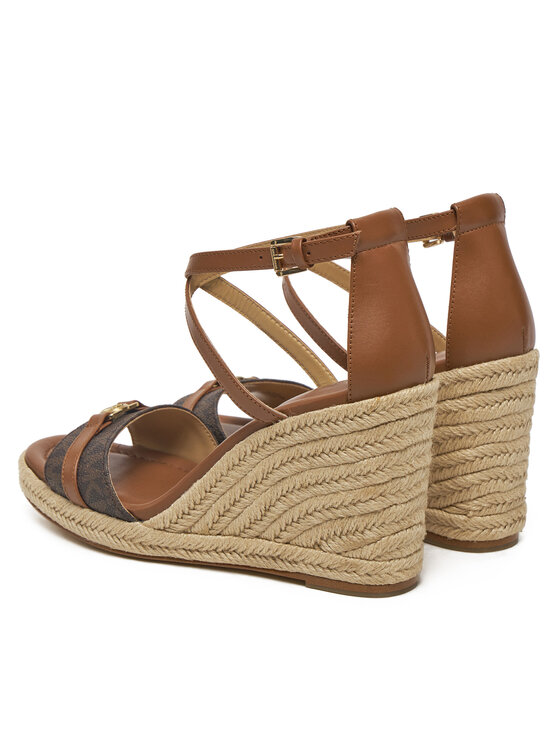 Michael Kors Michael Kors Espadryle Mandy Wedge 40R5MAMS2B Brązowy