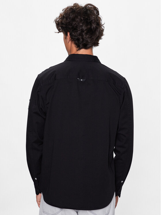 Calvin Klein Jeans Calvin Klein Jeans Marškiniai J30J323255 Juoda Relaxed Fit