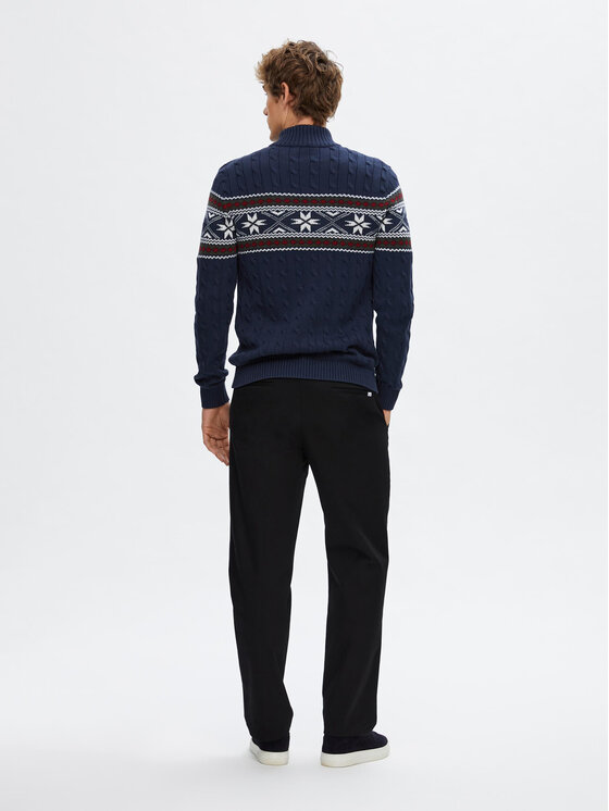 Selected Homme Selected Homme Rolák 16081554 Tmavomodrá Regular Fit