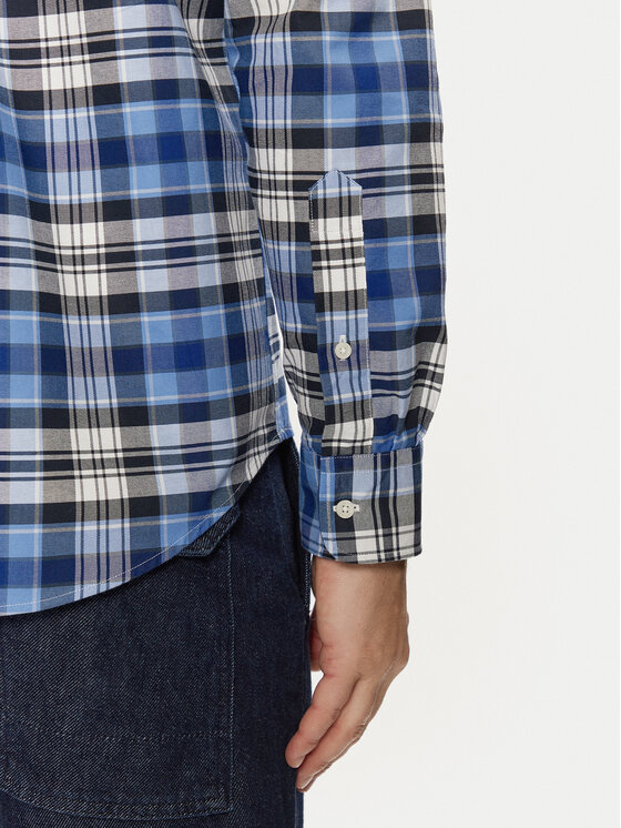 Tommy Hilfiger Tommy Hilfiger Hemd Heritage MW0MW37566 Blau Regular Fit