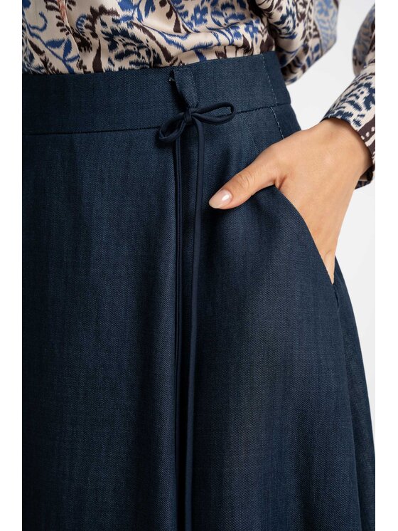 CLICK CLICK Φούστα 50-728 Σκούρο μπλε Relaxed Fit