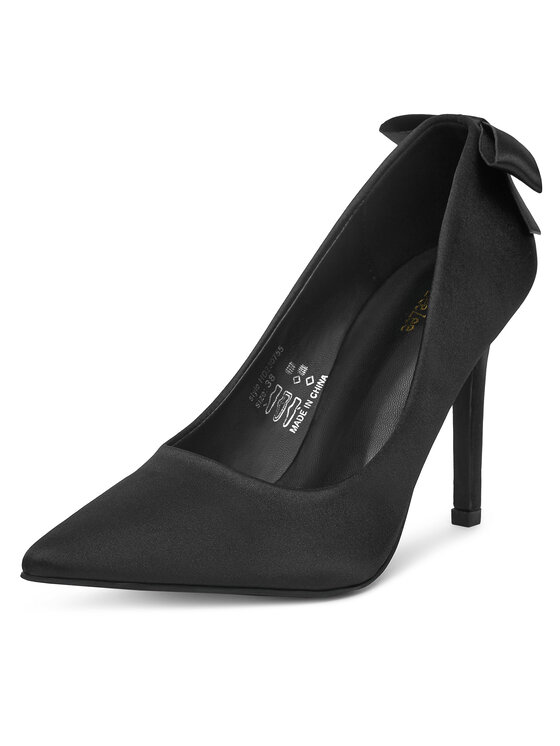 DeeZee DeeZee Pantofi cu toc subțire HD230755 Negru