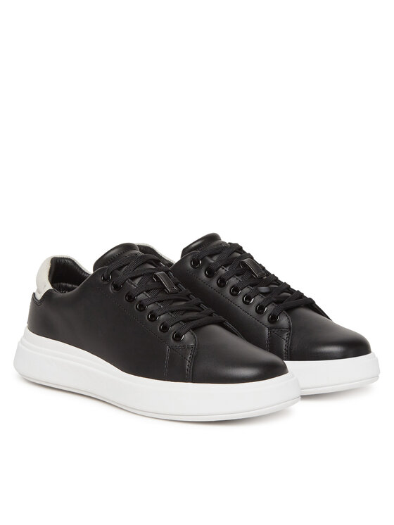 Calvin Klein Calvin Klein Laisvalaikio batai Cupsole Lace Up - Suede Bt HW0HW02404 Juoda