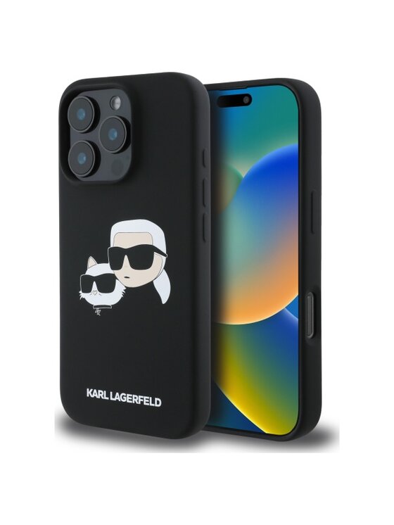Etui na telefon KARL LAGERFELD, Czarne, Apple iPhone 16 Pro Max
