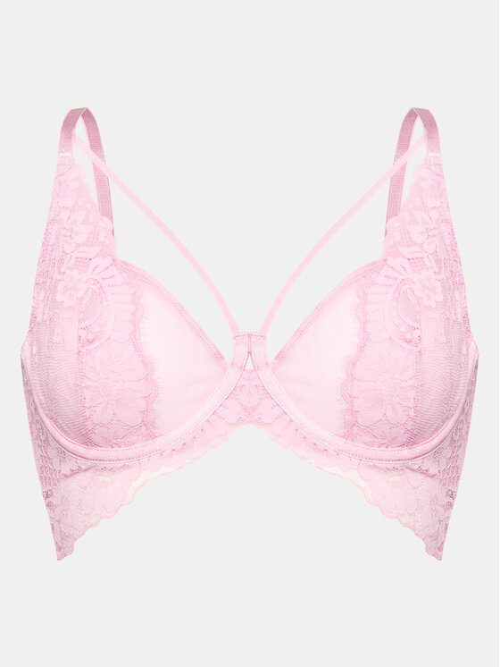 Hunkemöller Hunkemöller Podprsenka s kosticemi Milaan 205383 Růžová