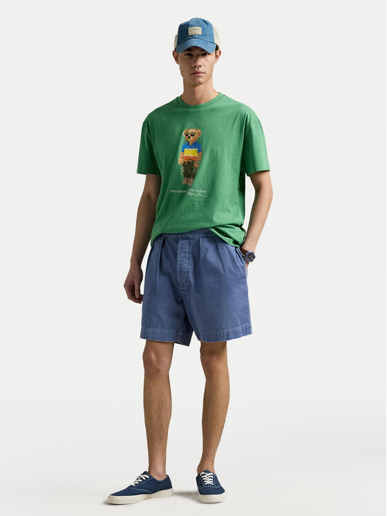 Polo Ralph Lauren Polo Ralph Lauren T-Shirt 710973138001 Zielony Custom Slim Fit