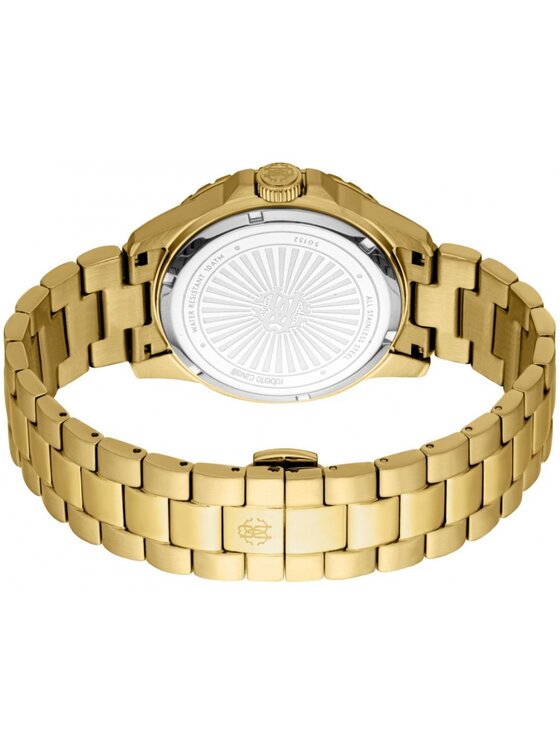 Roberto Cavalli Roberto Cavalli Zegarek RC5G132M0055 Złoty