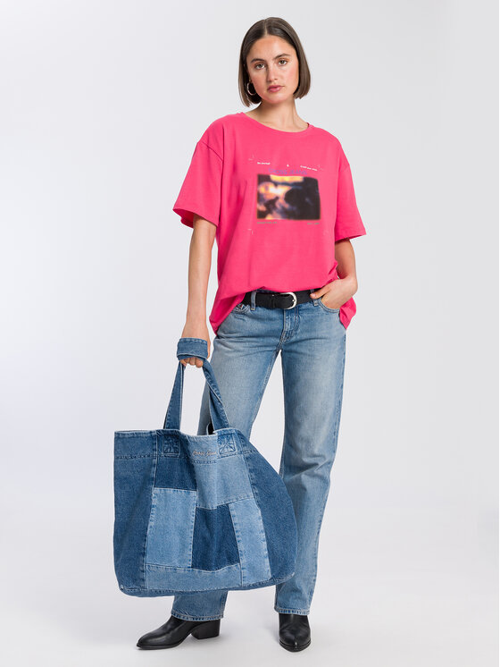 Cross Jeans Cross Jeans Jeansy H 460-005 Niebieski Straight Leg