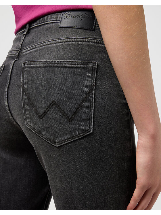 Wrangler Wrangler Jeansy STRAIGHT Czarny Regular Fit