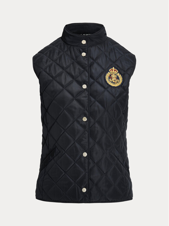 LAUREN RALPH LAUREN LAUREN RALPH LAUREN Bezrękawnik 297951276004 Granatowy Straight Fit