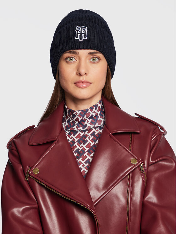 Tommy Hilfiger Tommy Hilfiger Căciulă AW0AW14032 Bleumarin