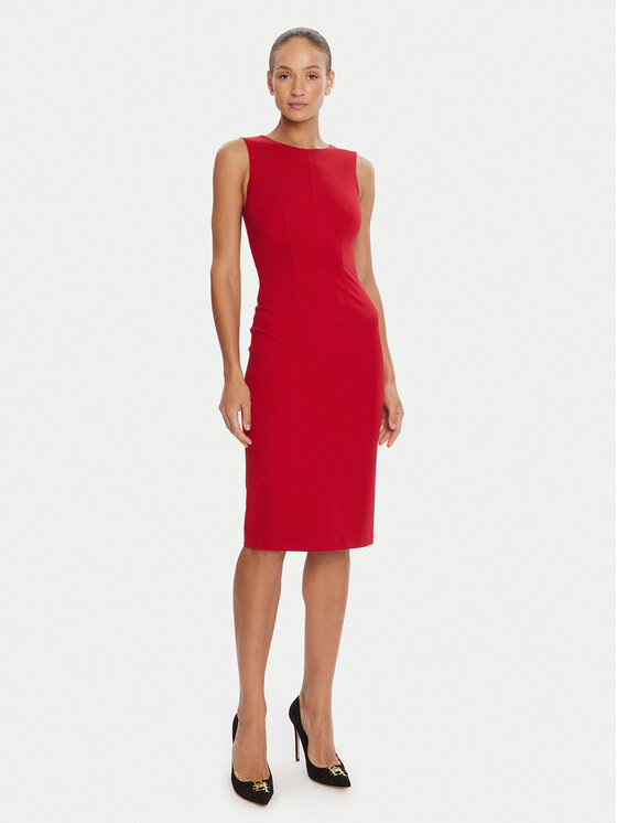 Marciano Guess Sukienka koktajlowa 5YGK30 7160A Czerwony Slim Fit