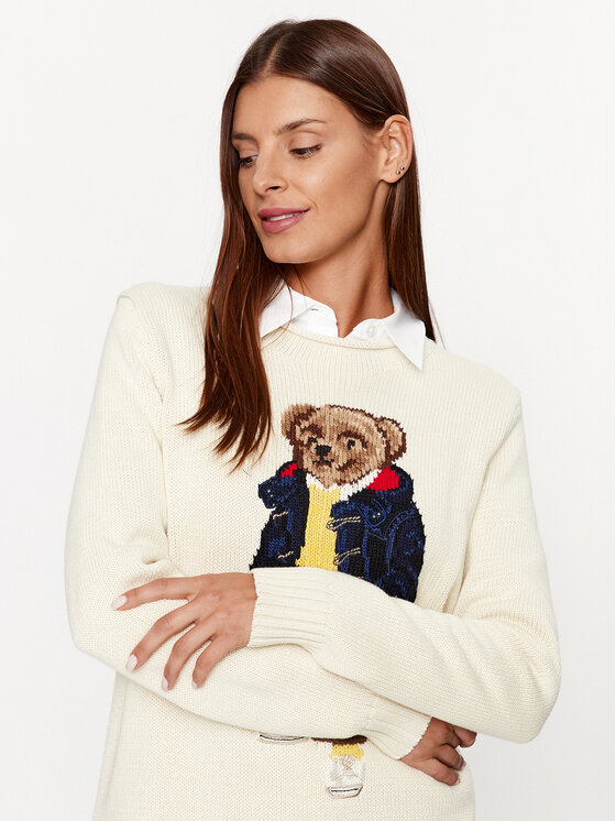 Polo Ralph Lauren Polo Ralph Lauren Megztinis 211910427001 Écru Regular Fit