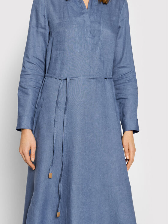 Marella Marella Kasdieninė suknelė Giallo 32210124 Tamsiai mėlyna Relaxed Fit