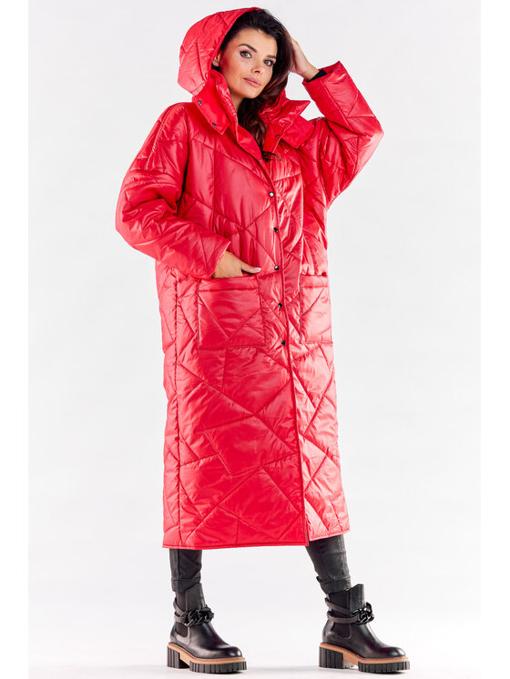 Awama Awama Kabát A541 Červená Basic Fit