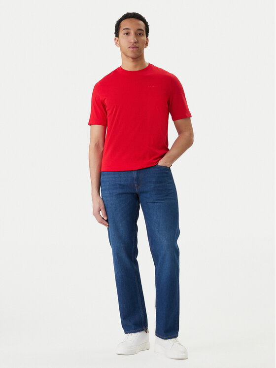 Bugatti Bugatti T-krekls 8350-75040C Sarkans Regular Fit