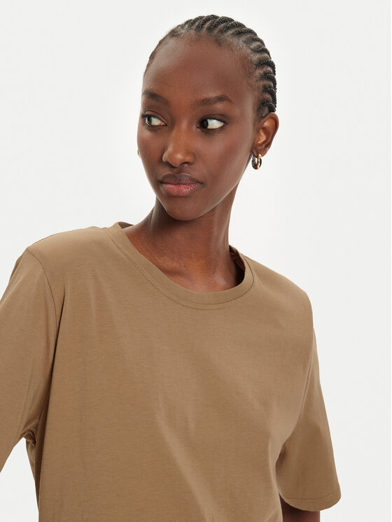 ViCOLO ViCOLO T-särk UB0294 Pruun Regular Fit