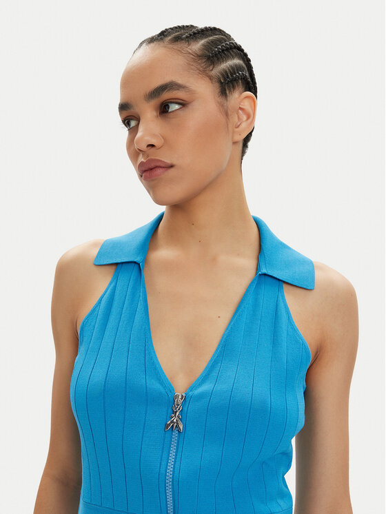 Patrizia Pepe Patrizia Pepe Top 2K0257/K182-CA04 Plava Slim Fit