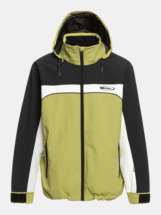 Quiksilver Quiksilver Lyžiarska bunda Live Wire Snjt EQYTJ03408 Zelená Regular Fit