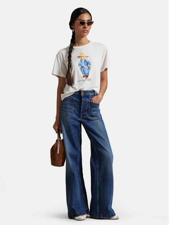 Polo Ralph Lauren Polo Ralph Lauren Póló 211959104 Fehér Regular Fit