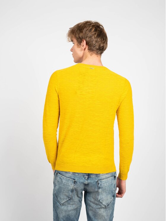 Antony Morato Antony Morato Sweter MMSW01180 YA200070 Żółty Regular Fit