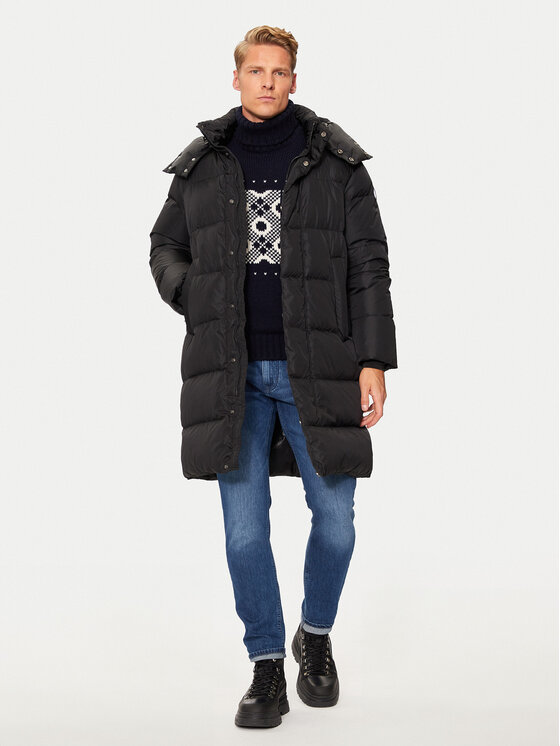 Bomboogie Bomboogie Vatovaná bunda CM8774TTNP4 Čierna Regular Fit