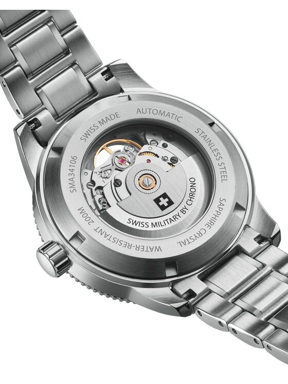 Swiss Military by Chrono Swiss Military by Chrono Hodinky SMA34106.01 Strieborná