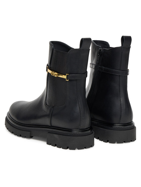 Elisabetta Franchi Elisabetta Franchi Botki Chelsea Bot F4A5-E0441-1251 D Czarny