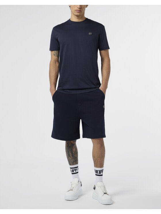 PHILIPP PLEIN PHILIPP PLEIN T-Shirt 29830 Tmavomodrá Regular Fit