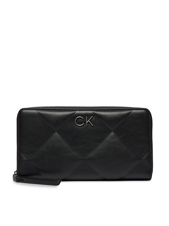 Calvin Klein Calvin Klein Piniginė Re-Lock Quilt Za Wallet Lg K60K610774 Juoda