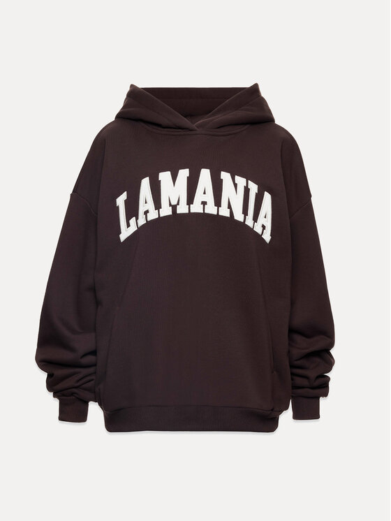 La Mania La Mania Mikina TWIN Hnědá Basic Fit