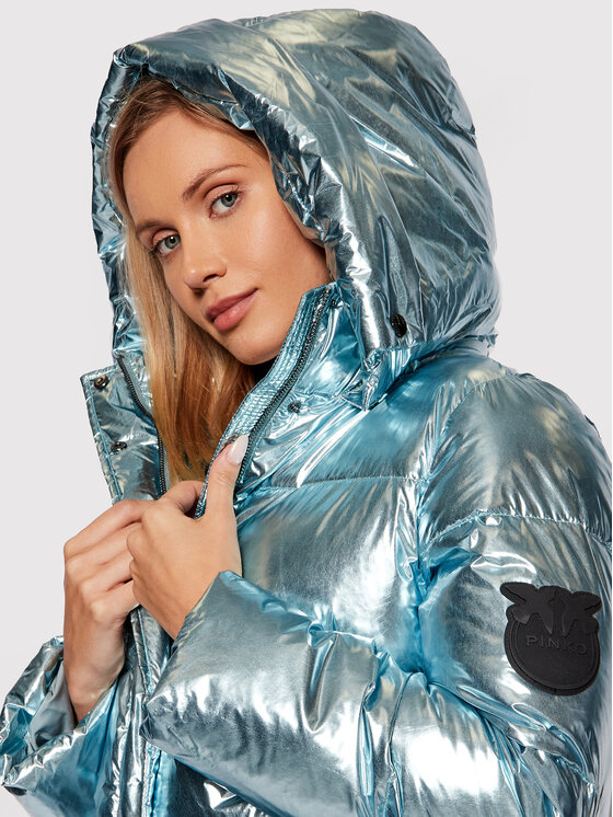 Pinko Pinko Vatovan bunda Illica 1G16FB Y76P Modr Regular Fit