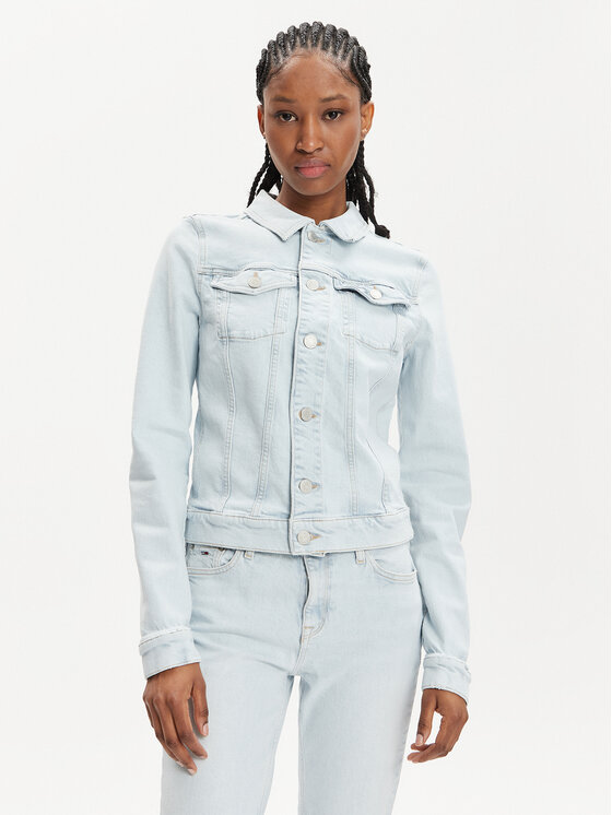 Női Farmer kabát Tommy Jeans, Méret: L, Kék, Vivianne DW0DW17659