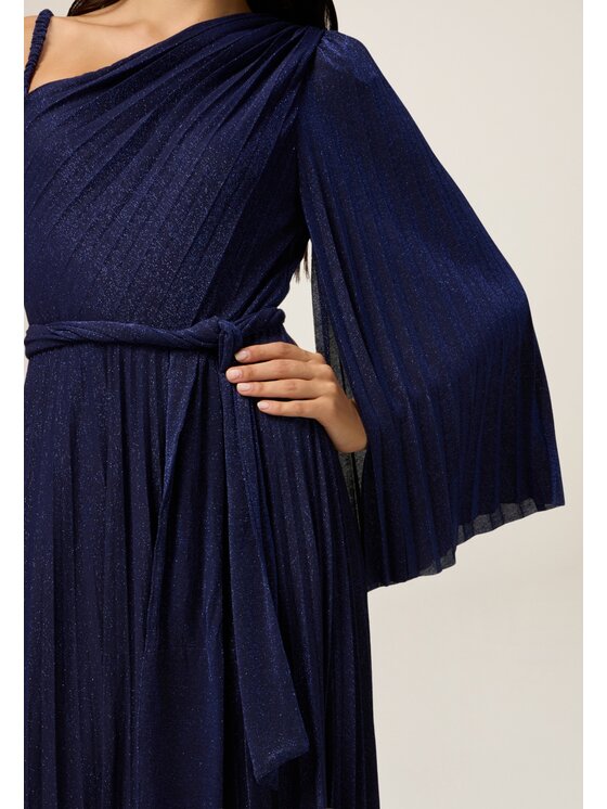 Oltre Oltre Vestito 7009J000873N024 Blu A-Line Fit