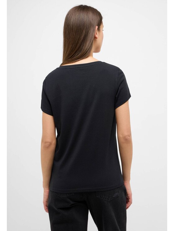 Mustang Mustang T-Shirt Alma Czarny Regular Fit