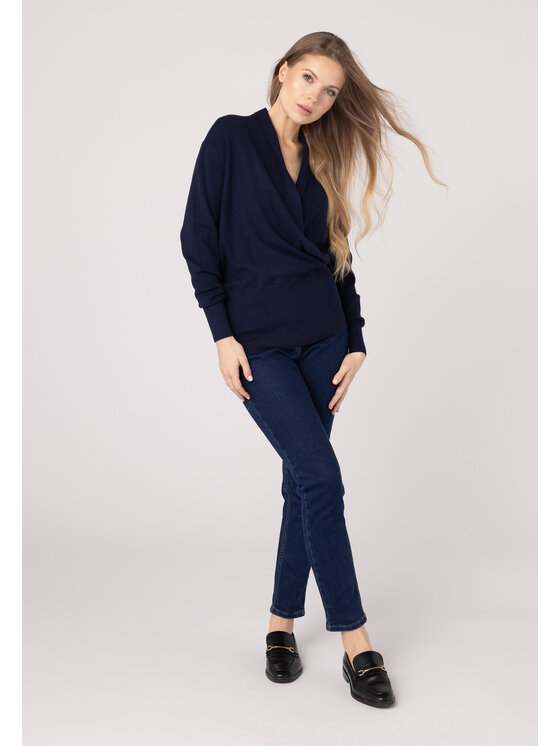 QUIOSQUE QUIOSQUE Sveter QUIOSQUE 6VS006802 Tmavomodrá Regular Fit