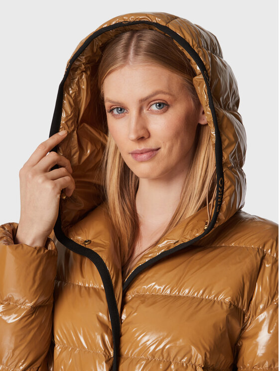 PINKO PINKO Zimska jakna Ida 1G18CY A00N Rjava Regular Fit