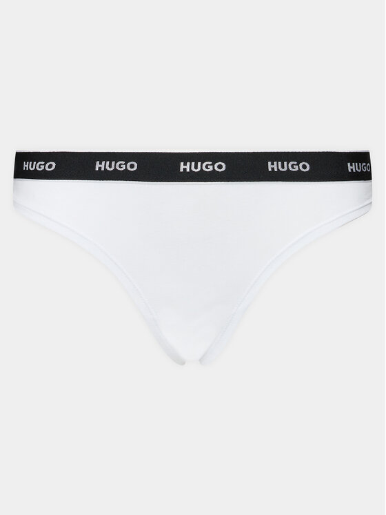 HUGO Hugo Sada 3 kusů string kalhotek Triplet Thong 50480150 Barevná