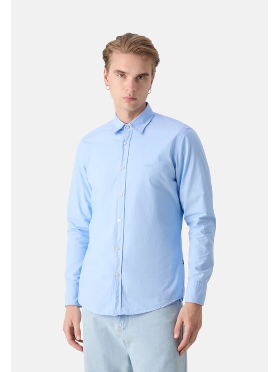 BOSS BOSS Koszula q-roa-35426 Niebieski Regular Fit
