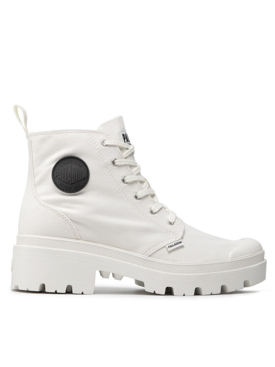 Palladium Palladium Bakancs Pallabase Twill 96907-116-M Fehér