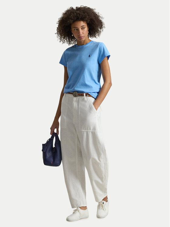 Polo Ralph Lauren Polo Ralph Lauren T-Shirt 211B14605005 Světle modrá Classic Fit