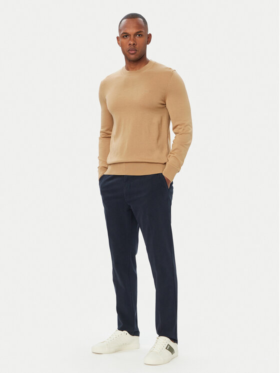 BOSS BOSS Pullover Leno 50571914 Beige Regular Fit