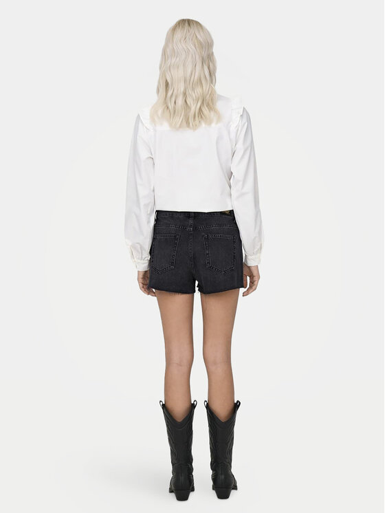 ONLY ONLY Τζιν σορτσάκια Jaci 15314430 Μαύρο Loose Fit